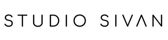 Logo of Studio Sivan with black text on a white background